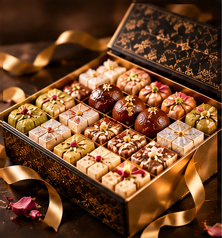 Illustrative Sweet Gifting celebration scene